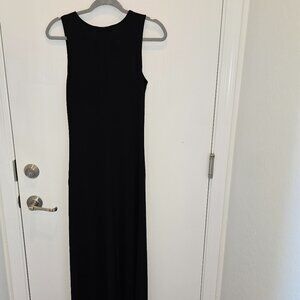 Vintage Casual Corner Annex Women's Black Sleeveless Maxi Dress Size S
